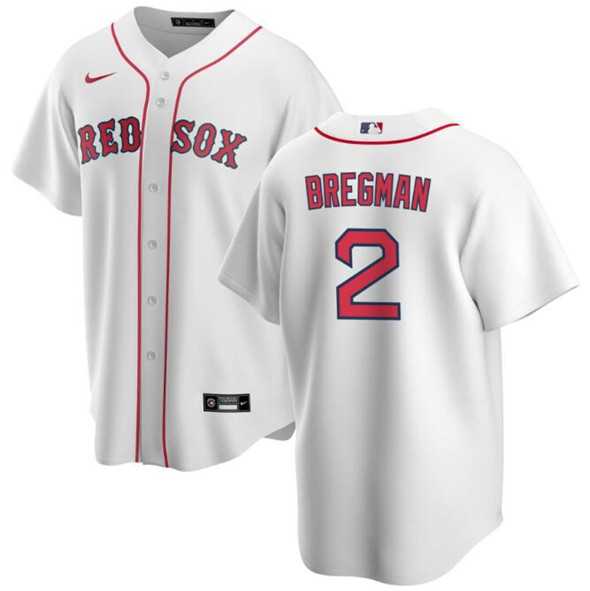 Men%27s Boston Red Sox #2 Alex Bregman White 2024 Cool Base Stitched Jersey Dzhi->arizona diamondbacks->MLB Jersey